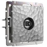 Розетка TV Оконечная без рамки Werkel Hammer 1-м. серебряный картинка